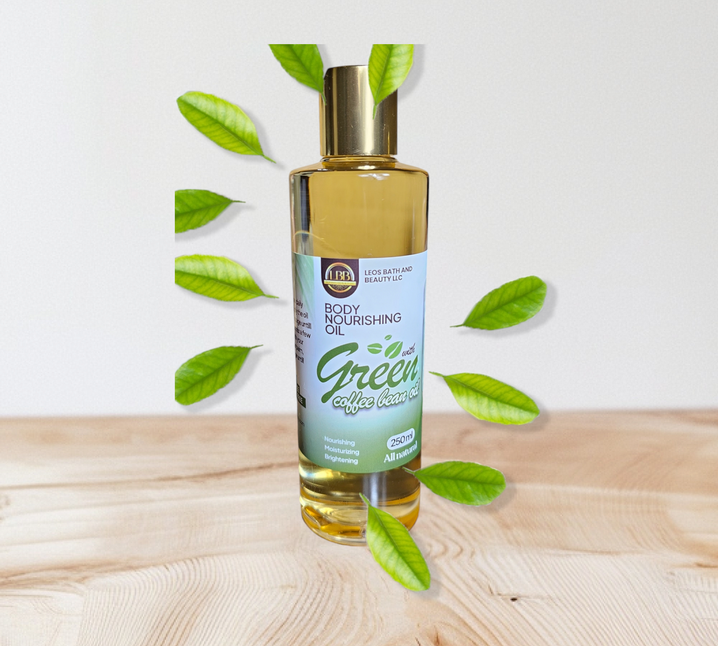 Body Nourishing Oil with Green Coffee Bean Oil