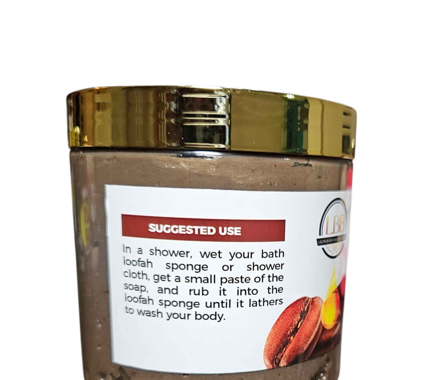 African Black Soap With Roasted Coffee Bean oil/ Sanoir Noir fait a la base d'huile de cafe