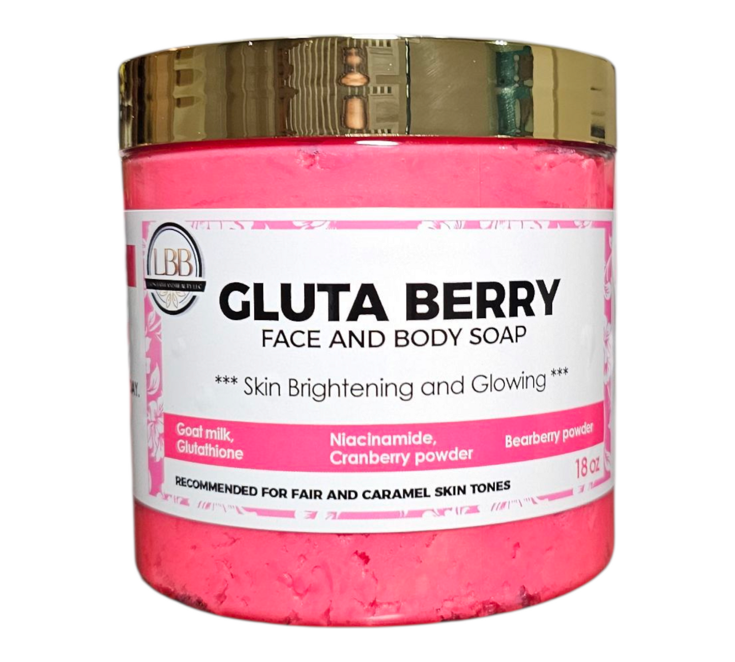 Gluta Berry Soap: Skin Brightening and Glowing( Savon eclaircissant)