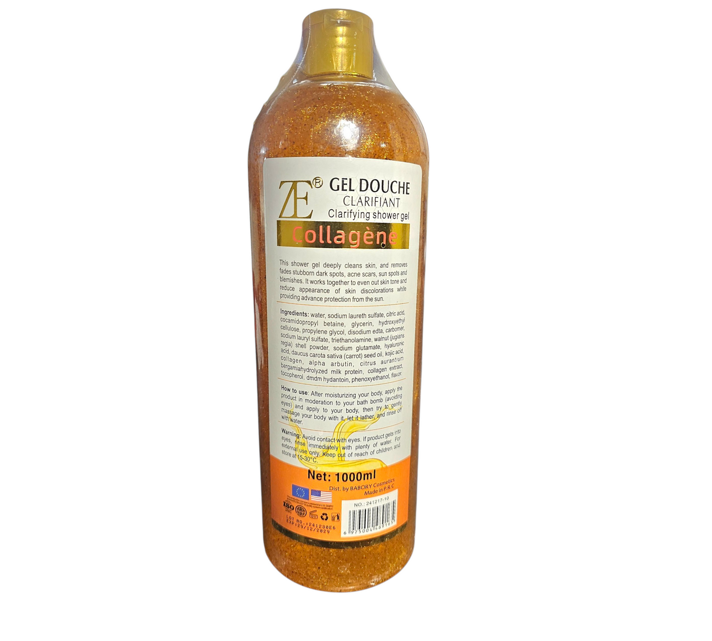 Radian Skin Combo: Clarifying Shower Gel with Collagen & Gluta Berry Soap