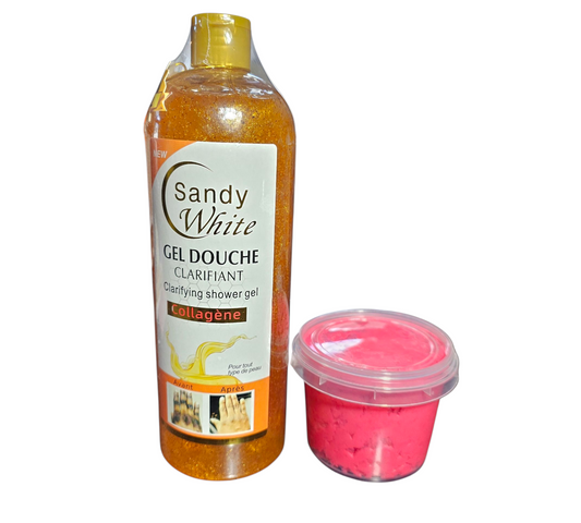 Radian Skin Combo: Clarifying Shower Gel with Collagen & Gluta Berry Soap